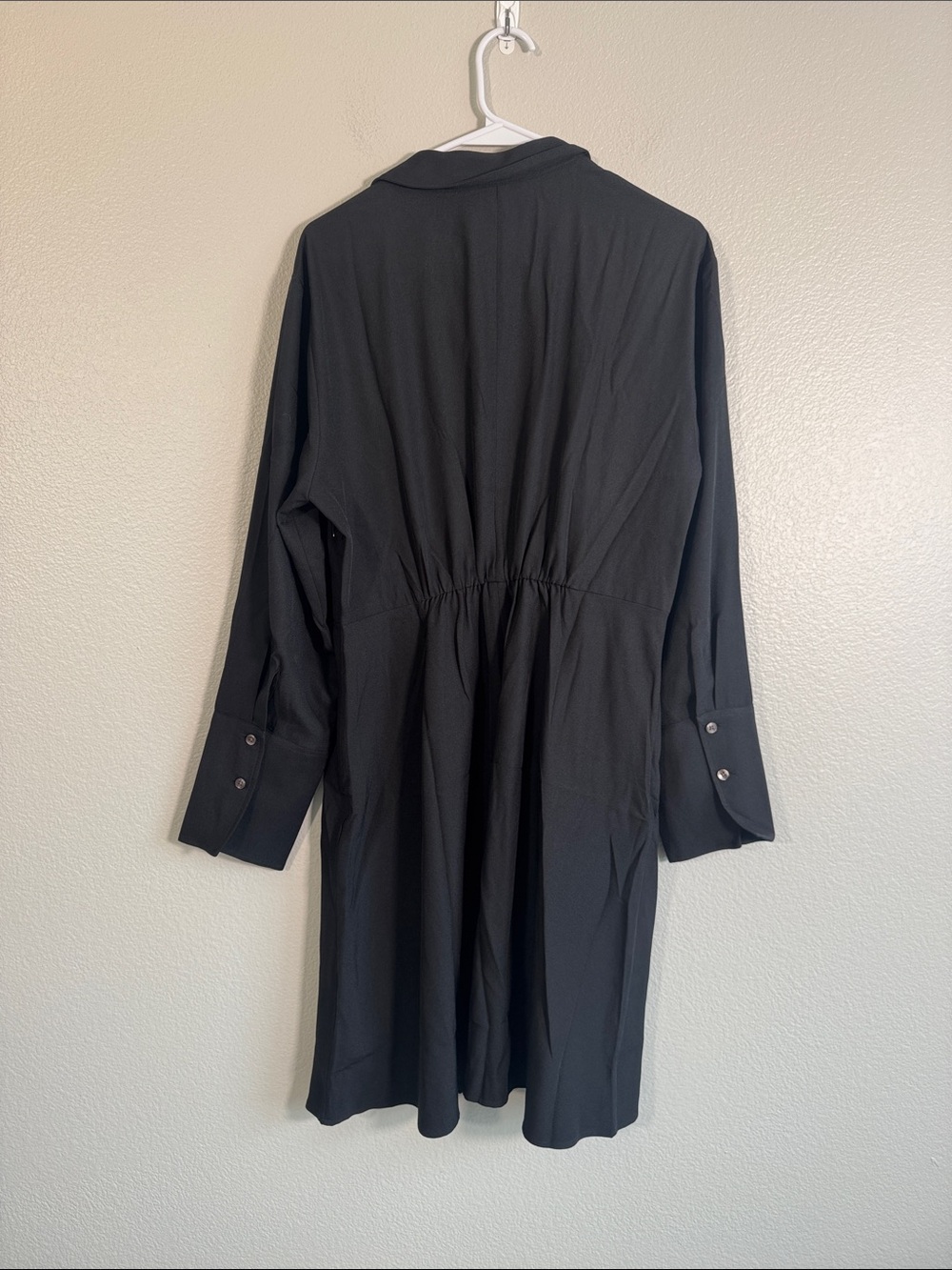 NWT SPANX Crepe Collar Dress in Black - XL - Picture 5 of 5
